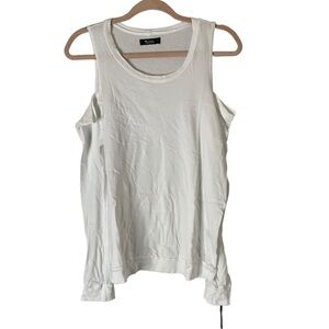 NWT White Michael Lauren size small open‎ shoulder shirt
